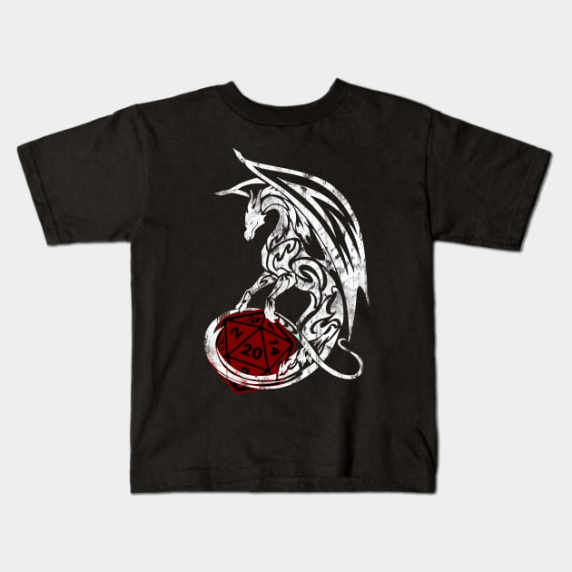 Dragon Dice (White) Kids T-Shirt by Taki93